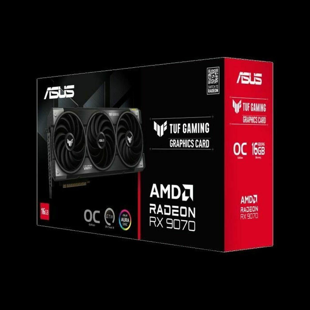 Asus Tuf Gaming Radeon Rx 9070 Grafikkort 16 Gb Gddr6