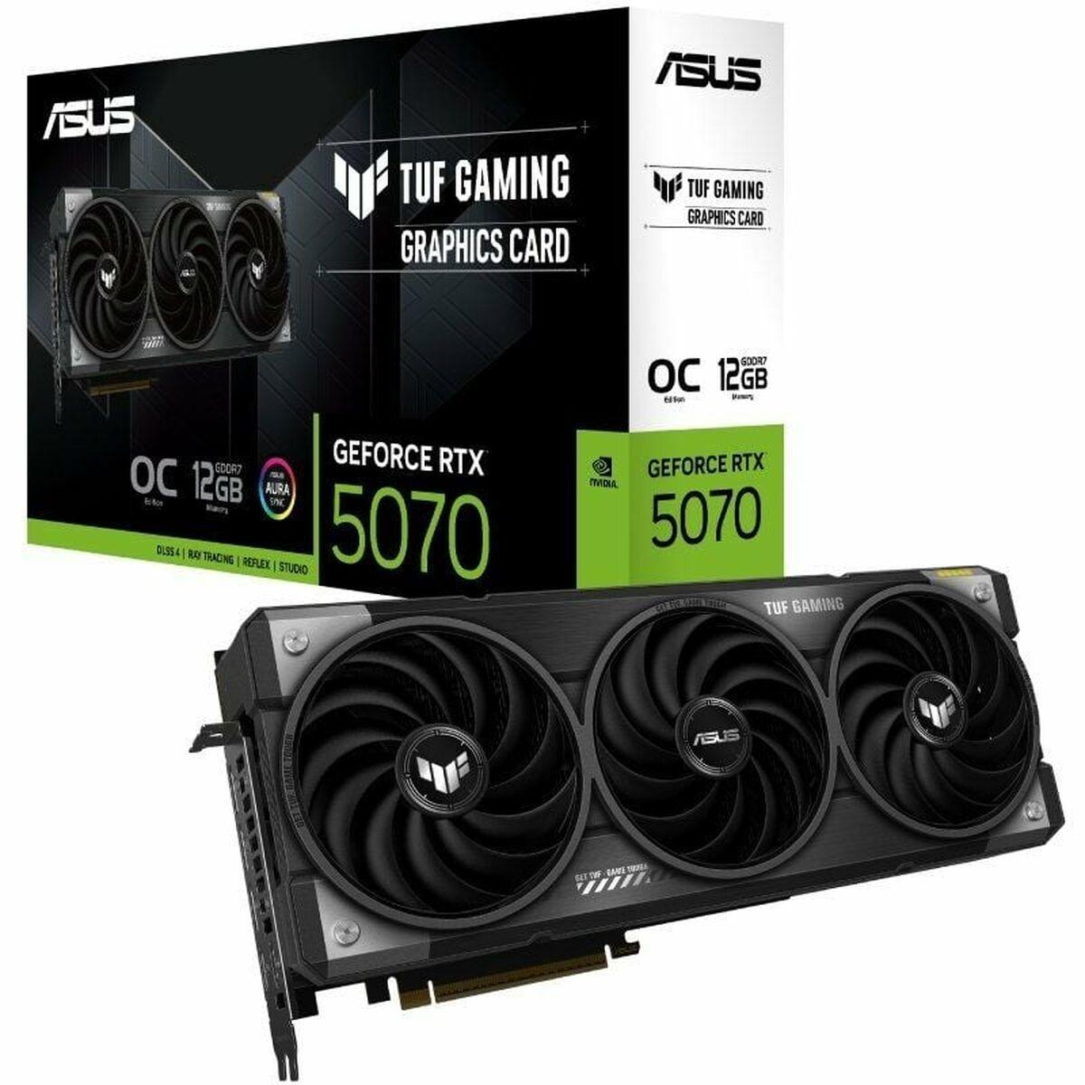 Asus Tuf Geforce Rtx 5070 Oc 12 Gb Gddr6 Gddr6x Grafikkort