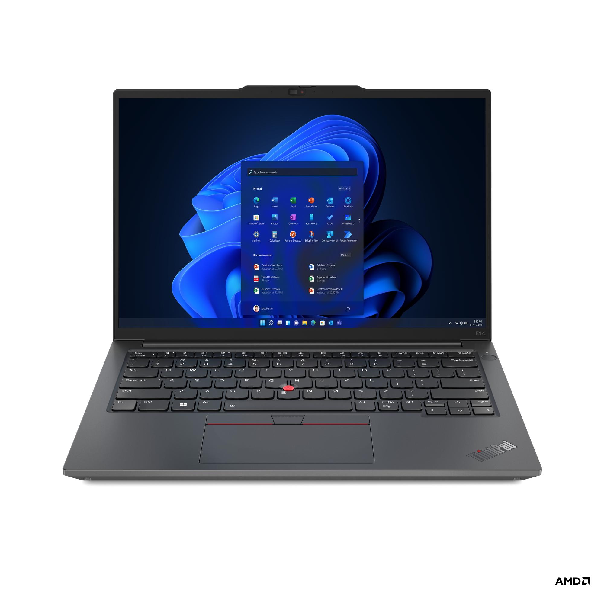 Bærbar Computer Lenovo Thinkpad E14 G5 R5-7430u Gb 256 Gb Windows 11 Pro