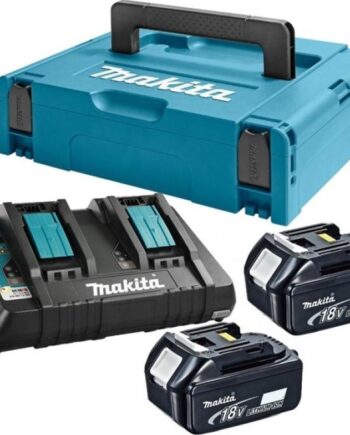 Batteri- Og Opladersæt Makita 18   Li-ion     Ah  2x   198077-