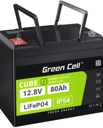 Batteri 12     Lifepo4 80 Ah  Green Cell Cube