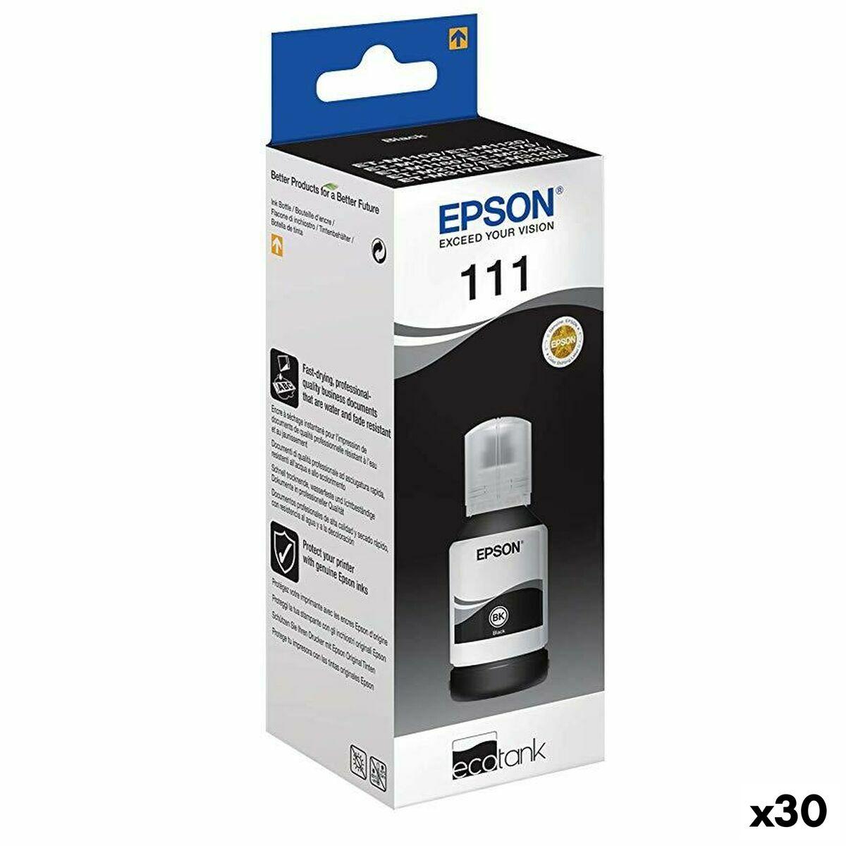 Blæk Til Printer Epson Ecotank 111 Sort 30 Stk