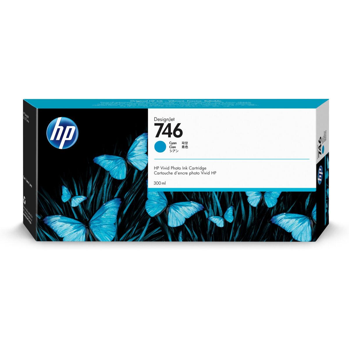 Blækpatron Hp Designjet 746 Cyan 300 Ml