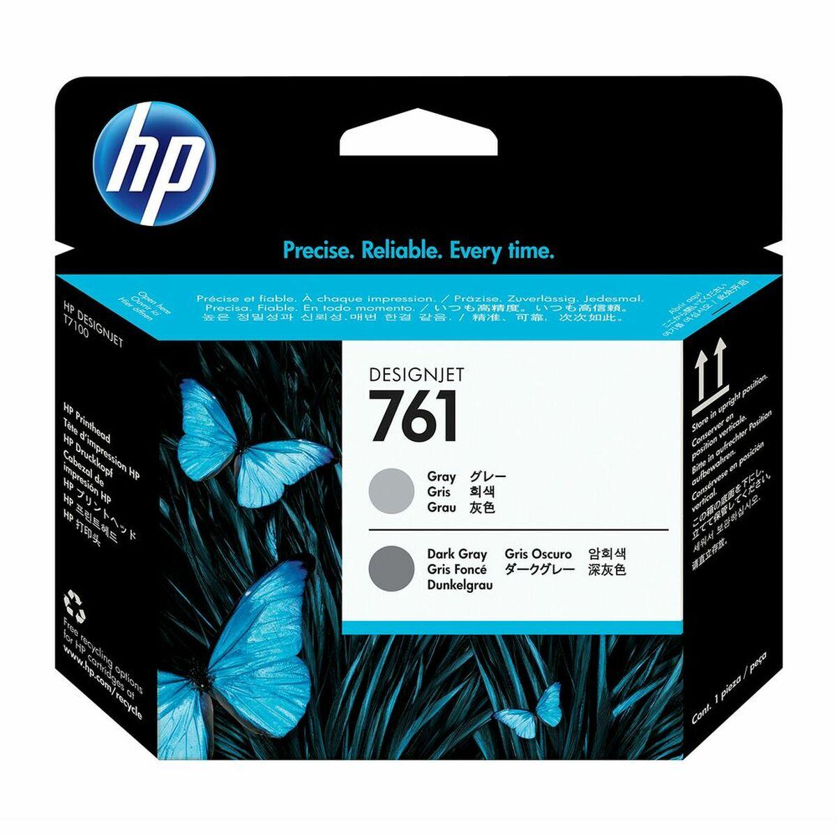 Blækpatron Hp Designjet 761 Grå Mørkegrå Original