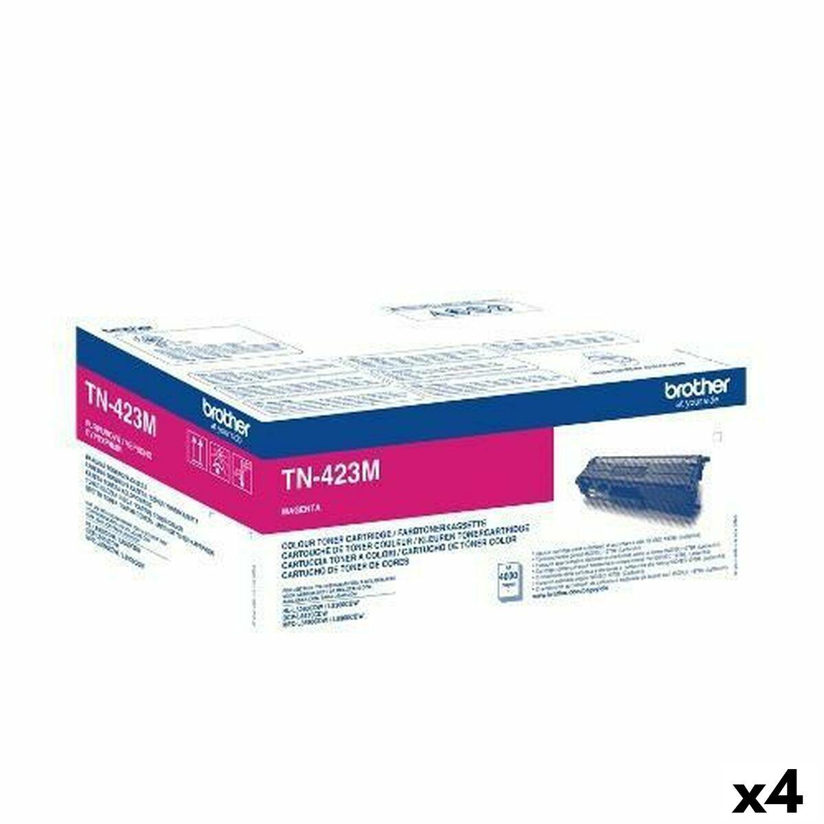 Brother Tn-423m Magenta Toner -pak Til Hl-l8260cdw Hl-l8360cdw Hl-l9310cdw