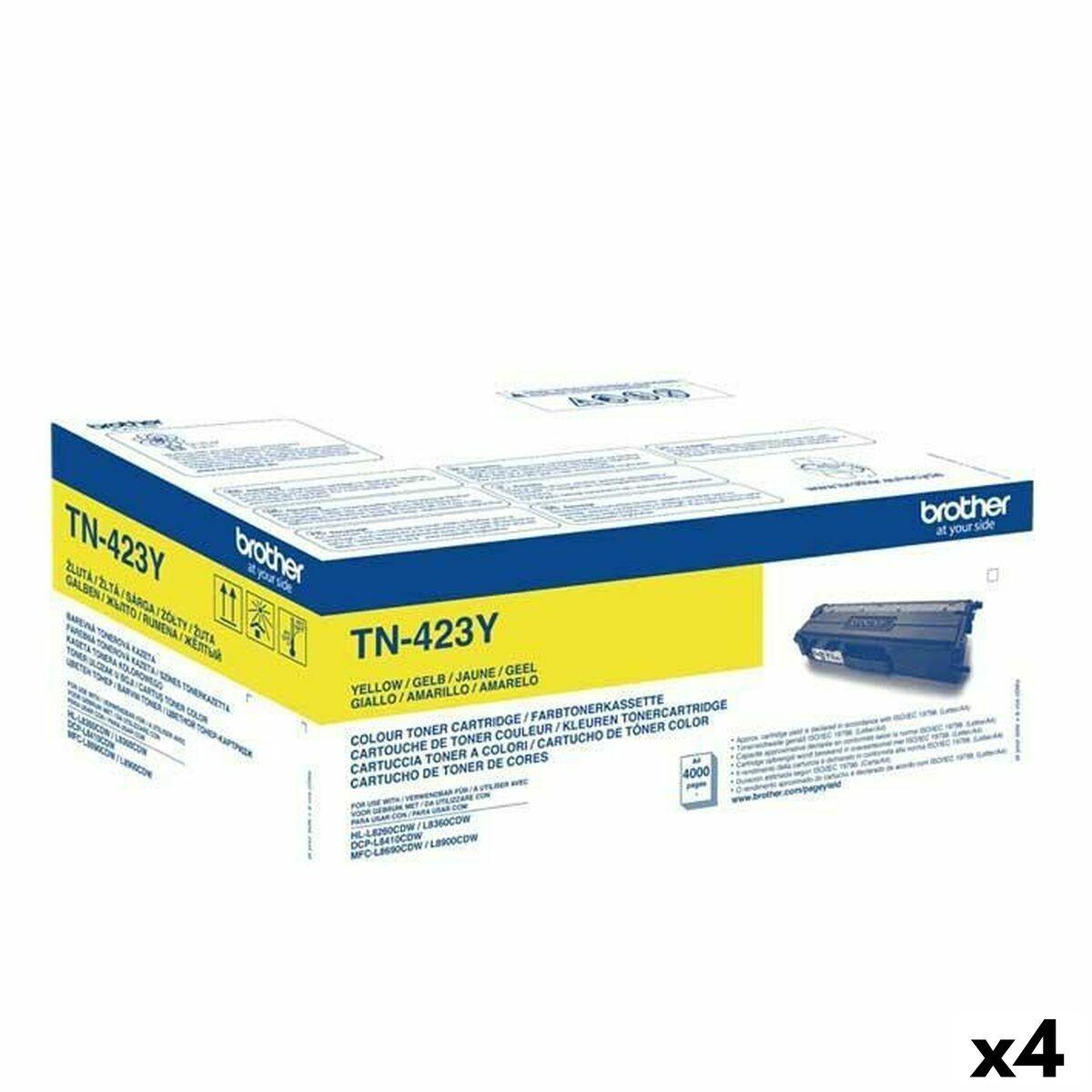 Brother Tn-423y Gul Toner -pak Til Hl-l8260 8360 9310
