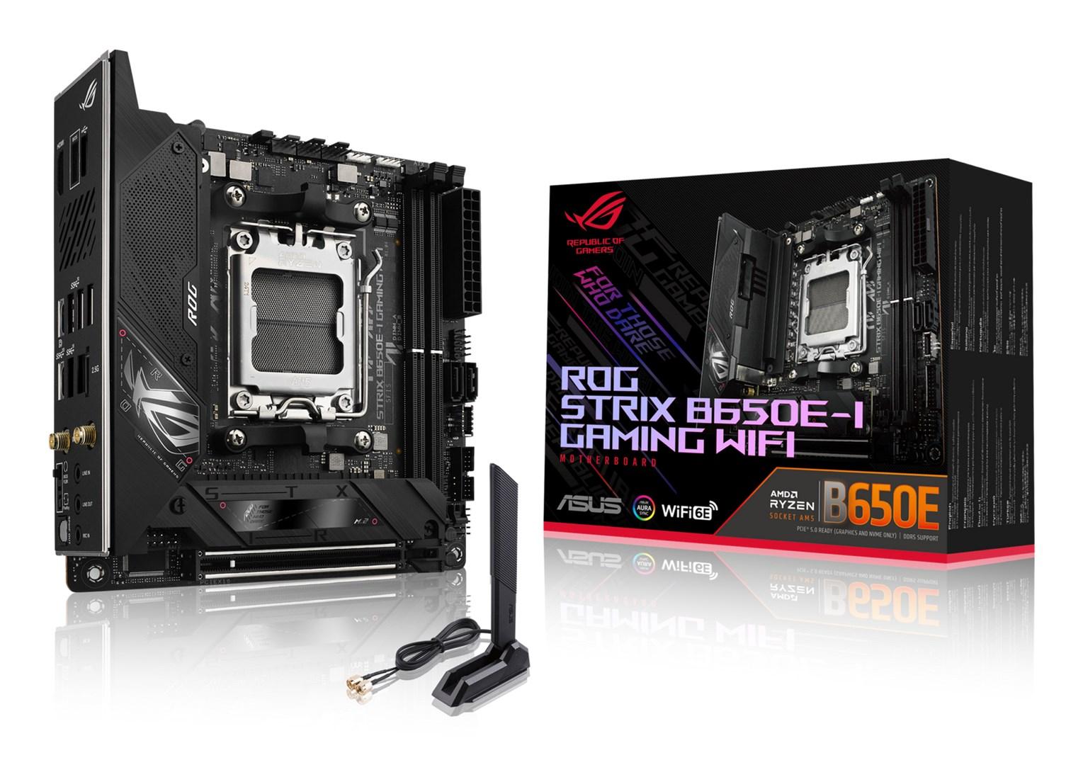 Bundkort Asus Rog Strix B650e- Gaming Wifi Amd B650 Socket Am5 Miniitx