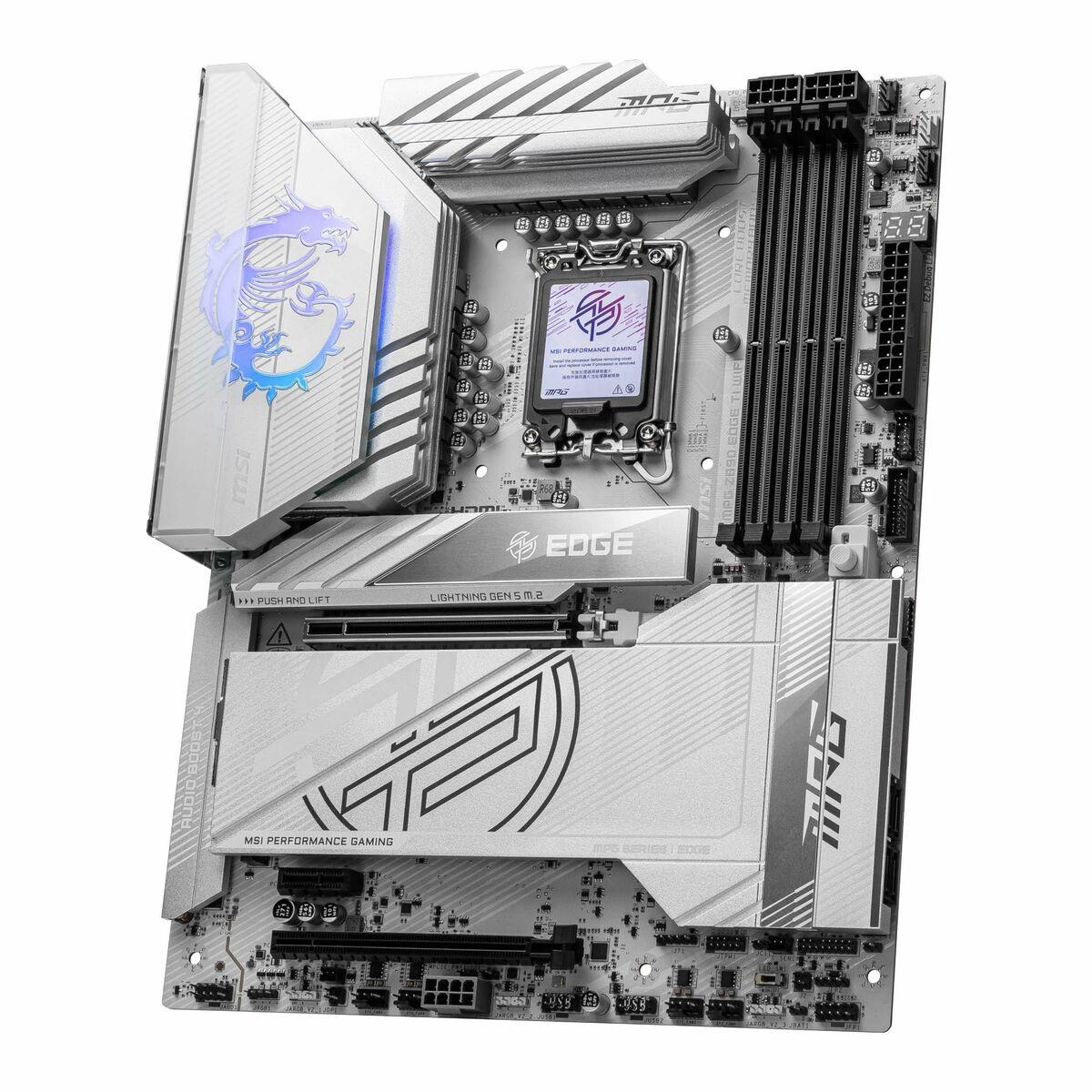 Bundkort Msi Z890 Edge Ti Atx Lga 1851 Intel Z890 Hvid