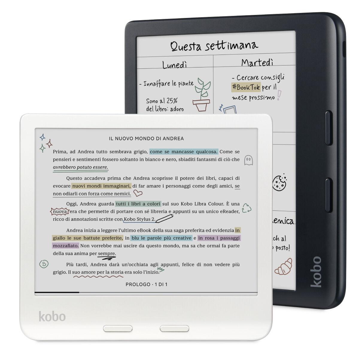 -bogslæser Rakuten Kobo Quot Touchscreen 32 Gb Sort