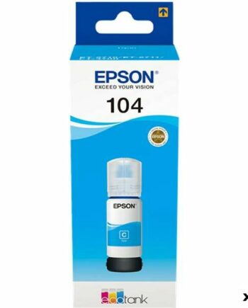 Epson 104 Cyan Original Genopfyldningsblæk Til Ecotank