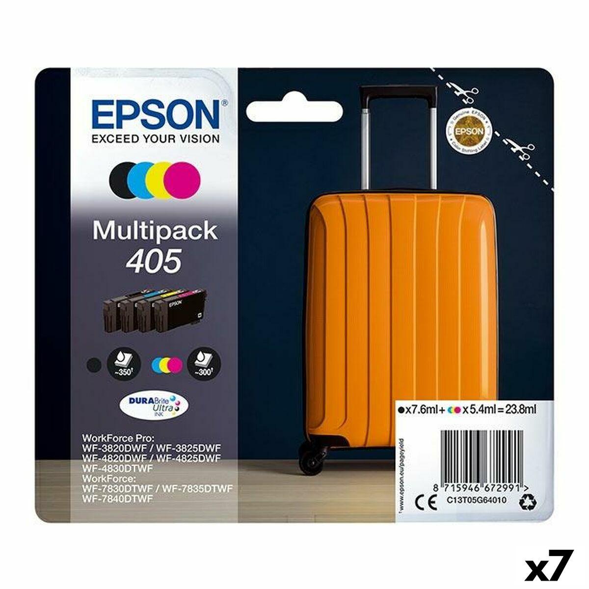 Epson 405 Multipack Original Blækpatron Sort Cyan Magenta Gul Stk
