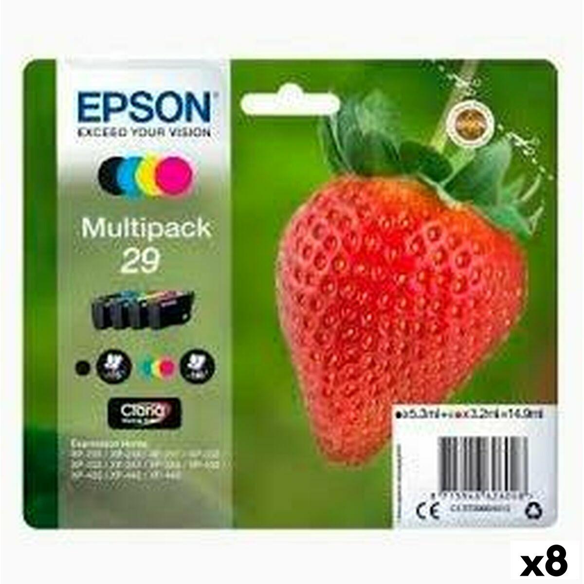 Epson 29 Multipack Original Blækpatroner Sort Cyan Magenta Gul Dele Enheder Til Xp-serien