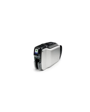 Fotoprinter Zebra Zc300 Sølvfarvet Id-kort Printer Med Lcd