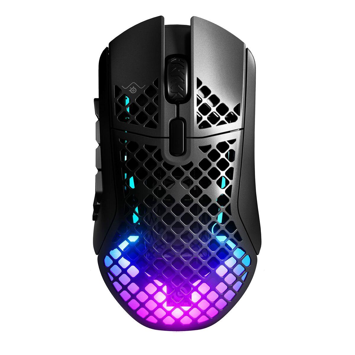 Gaming Mus Steelseries Aerox Trådløs Sort