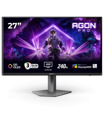 Gaming Skærm Aoc Agon Pro Ag276uzd 27 Quot  4k Oled 240 Hz Usb-
