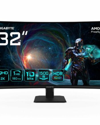 Gaming Skærm Gigabyte 32 Quot  Gs32qca Qhd 180 Hz  Buet