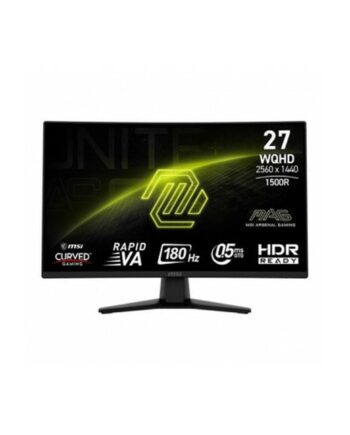 Gaming Skærm Msi 27 Quot  Wqhd 180 Hz  Sort