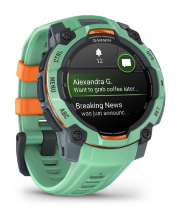Garmin Instinct   Amoled Smartwatch 45 Mm Sort Grøn     Quot