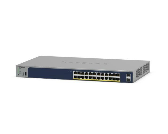 Gigabit Switch Netgear Gs724tpv3 L2 Managed Med Poe Grå