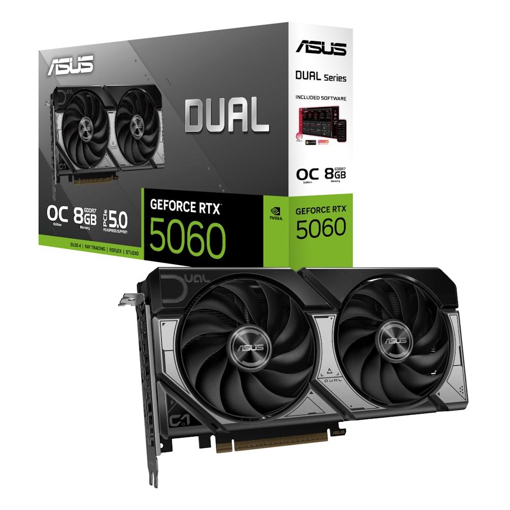 Grafikkort Asus Dual Geforce Rtx 5060 Oc Edition 8gb