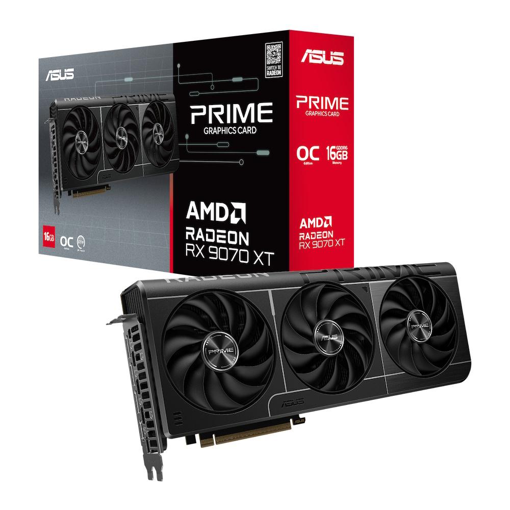 Grafikkort Asus Prime Radeon Rx 9070 Xt Oc 16 Gb