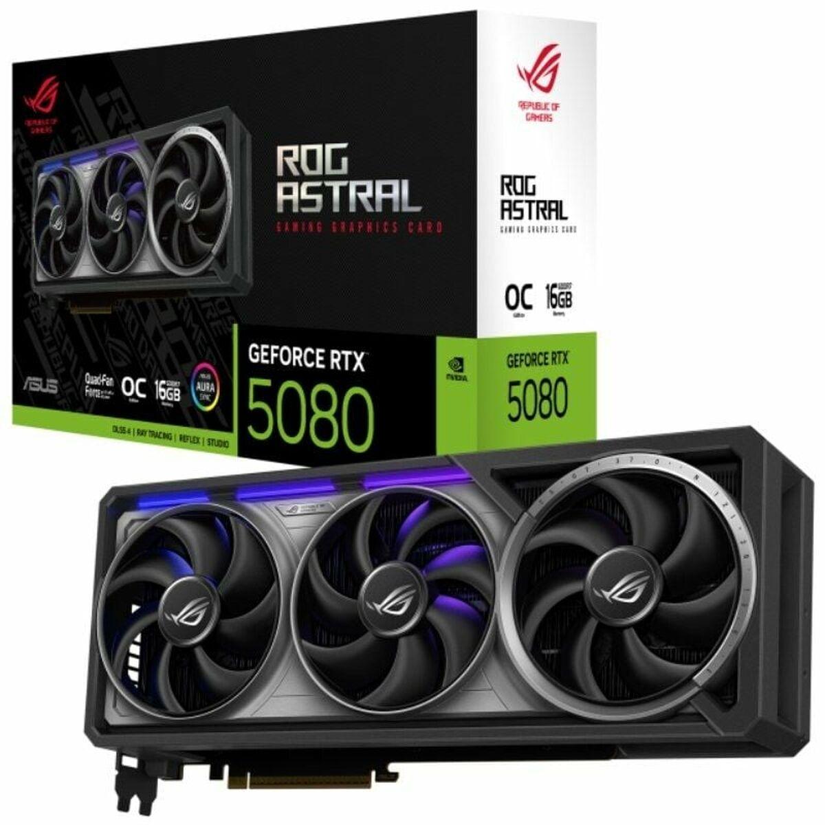 Grafikkort Asus Rog Astral Geforce Rtx 5080 16 Gb Gddr6 Gddr7
