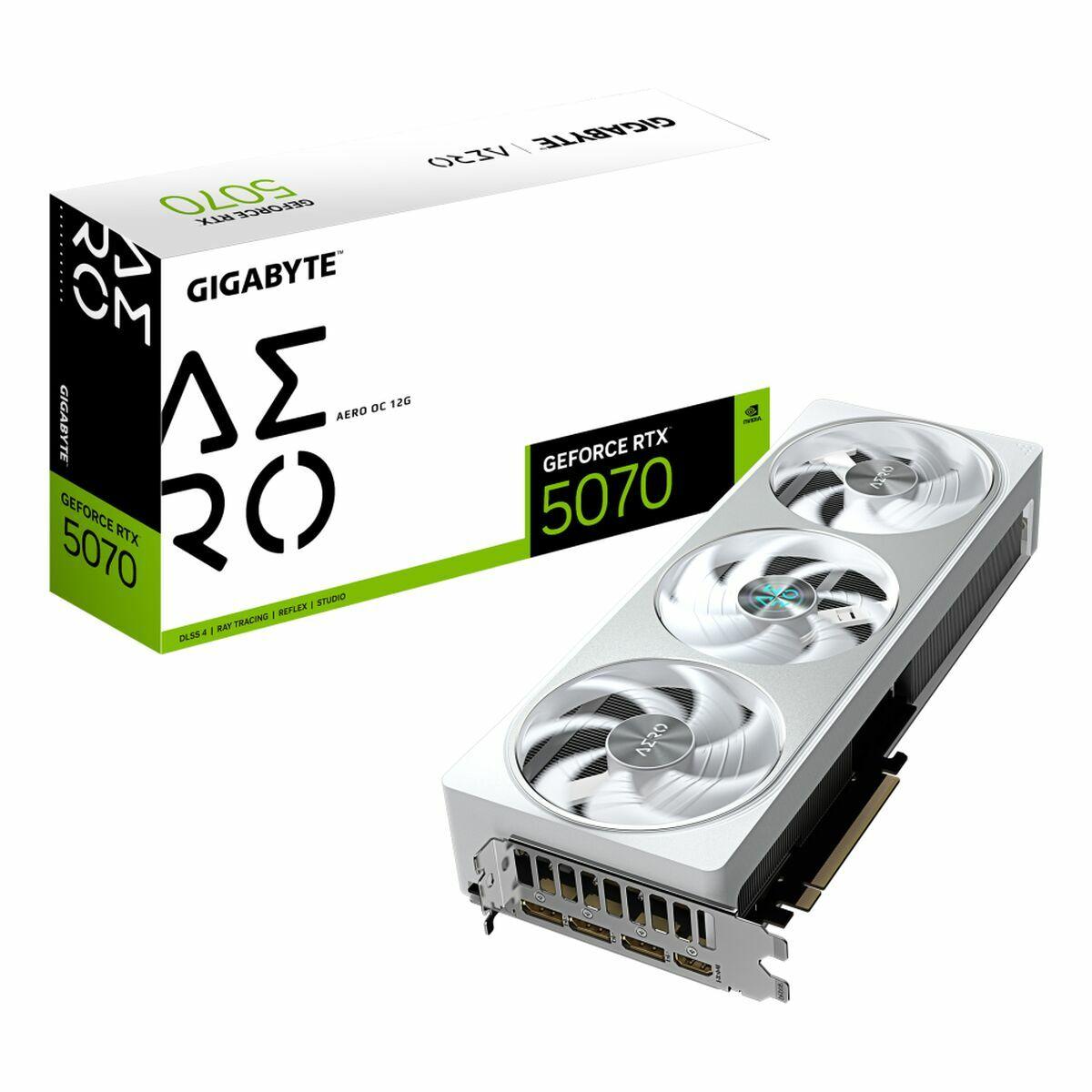 Grafikkort Gigabyte Geforce Rtx 5070 Aero Oc 12 Gb Hvid