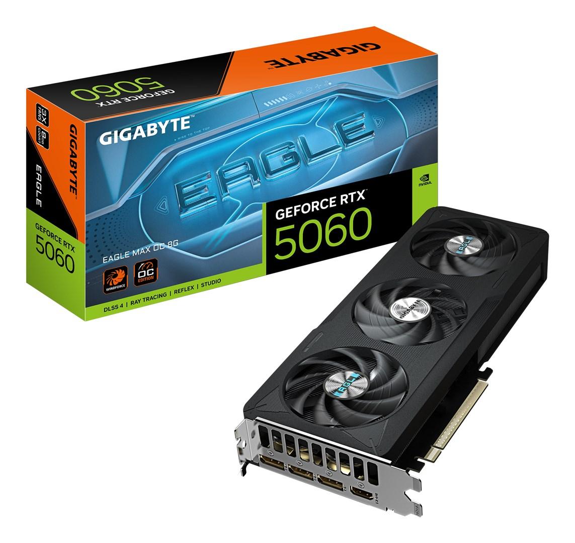 Grafikkort Gigabyte Geforce Rtx 5060 Eagle Max Oc 8g Gb Gddr7 Pcie