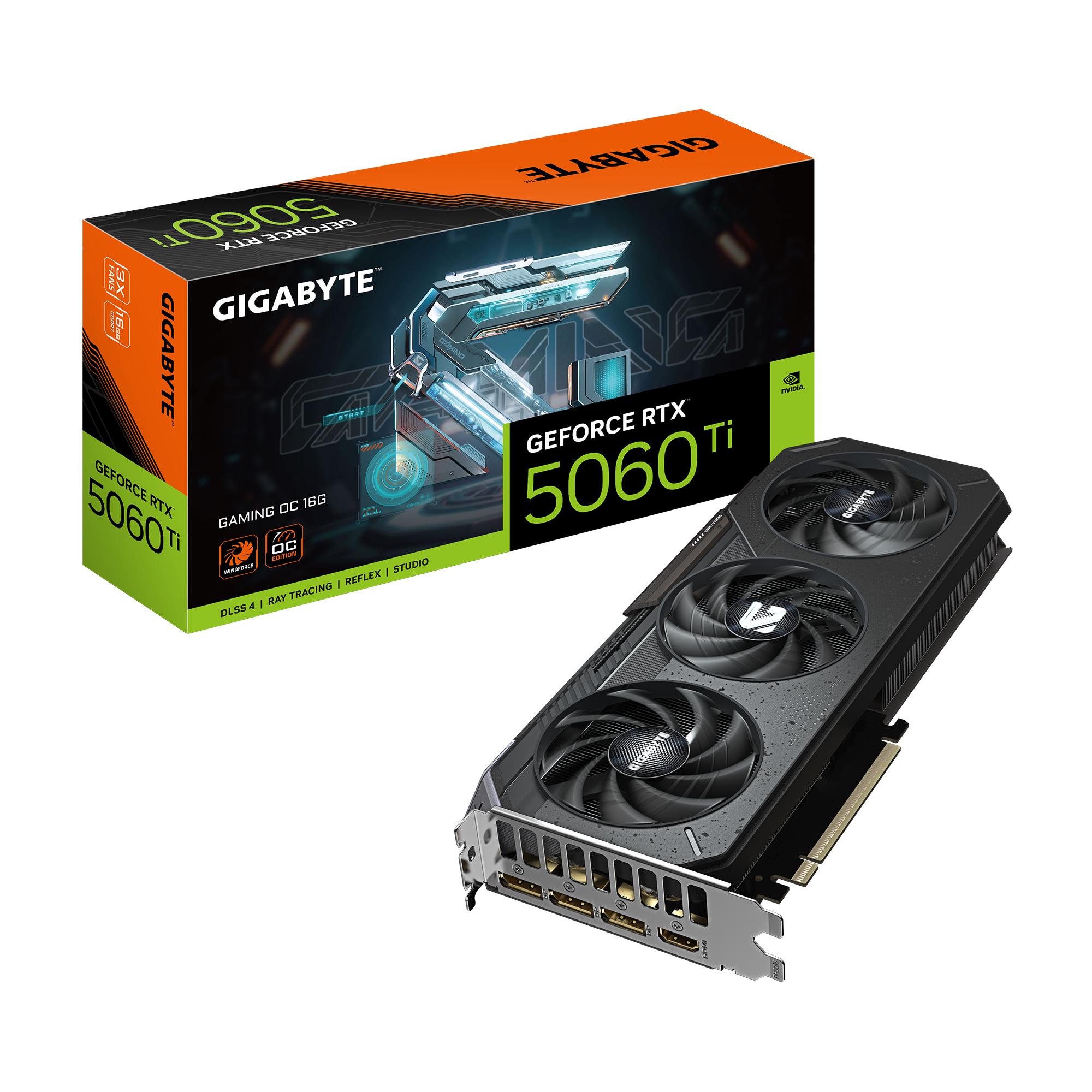 Grafikkort Gigabyte Geforce Rtx 5060 Ti Gaming Oc 16gb