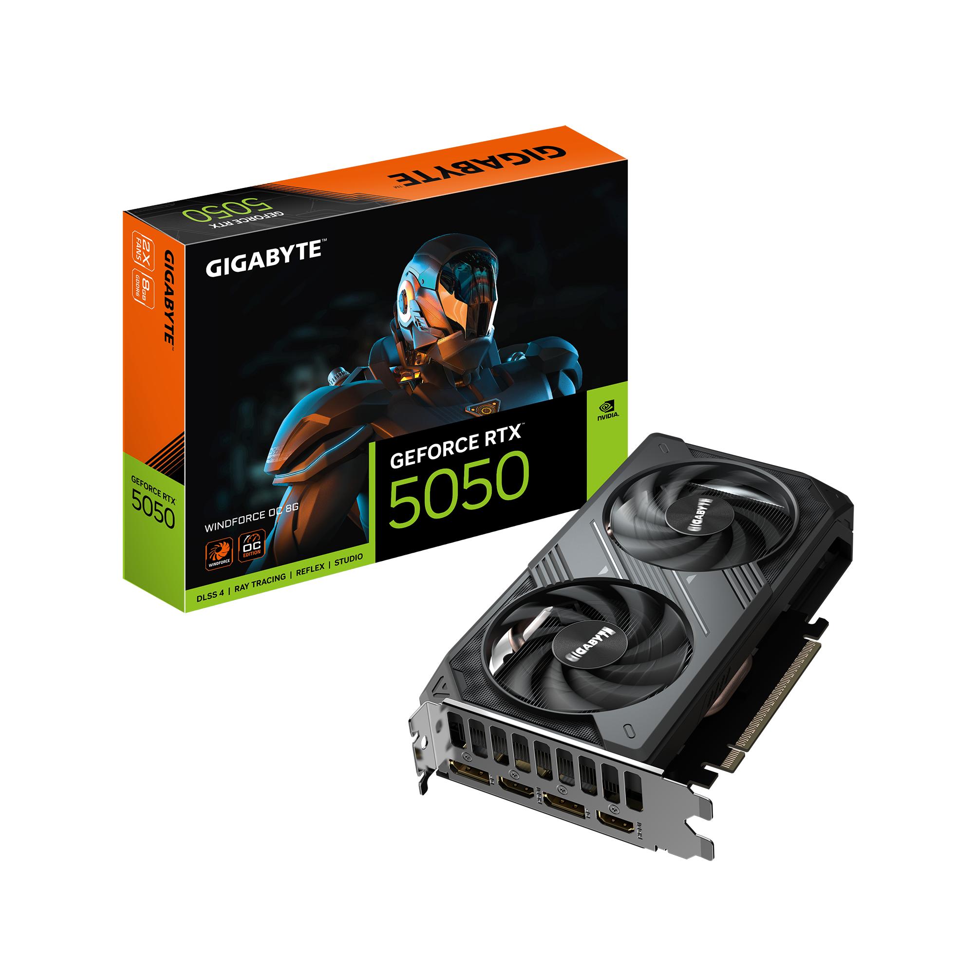 Grafikkort Gigabyte Geforce Rtx 5050 Windforce Oc 8gb