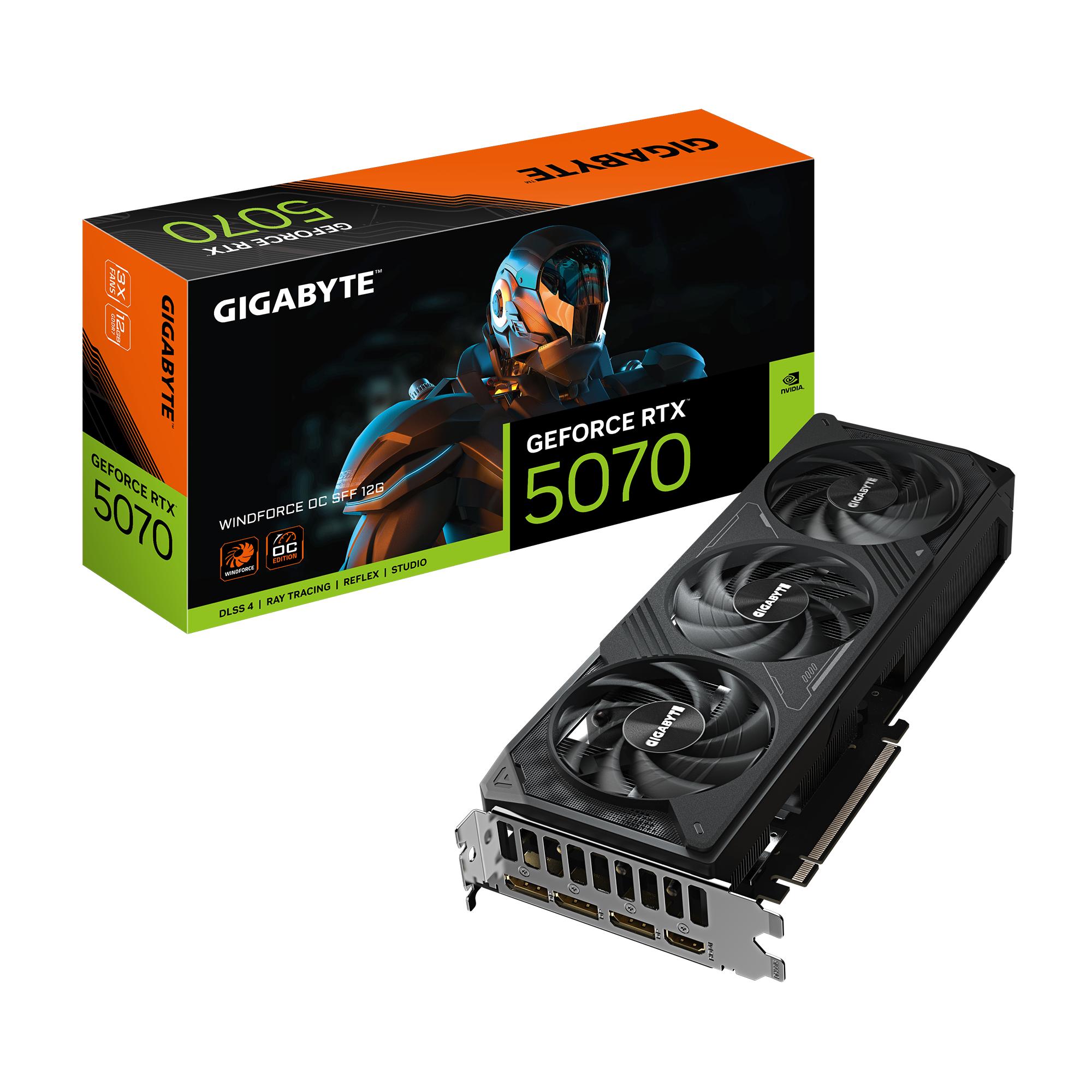 Grafikkort Gigabyte Geforce Rtx 5070 Windforce Oc Sff 12gb
