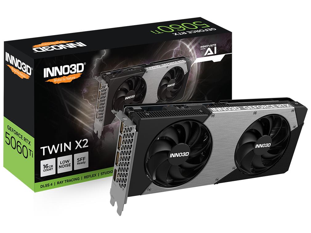 Grafikkort Inno3d Geforce Rtx 5060 Ti Twin X2 16 Gb