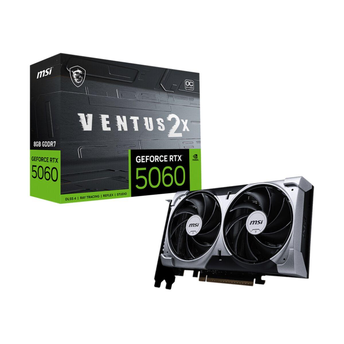 Grafikkort Msi Geforce Rtx 5060 Ventus 2x Oc Gb Gddr7