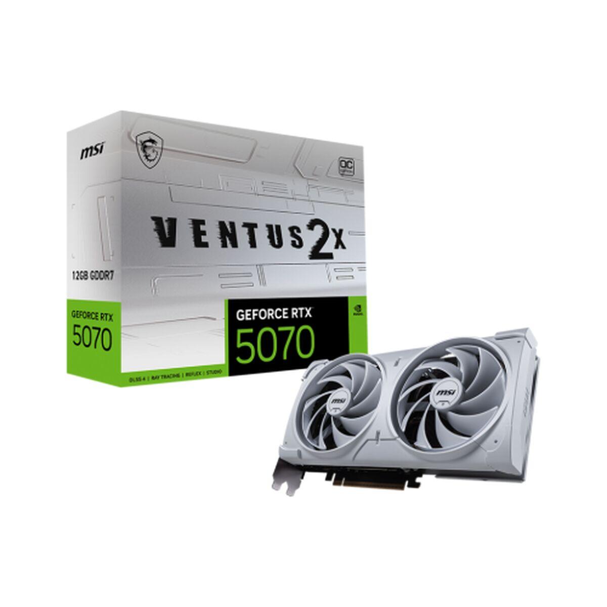 Grafikkort Msi Geforce Rtx 5070 Ventus 2x Oc White 12 Gb Gddr7