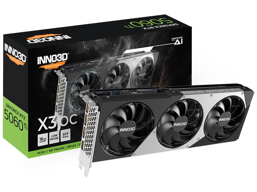 Grafikkort Nvidia Inno3d Geforce Rtx 5060 Ti X3 Oc 16gb