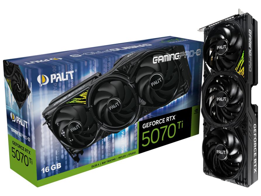 Grafikkort Palit Geforce Rtx 5070 Ti Gamingpro- 16 Gb Gddr7