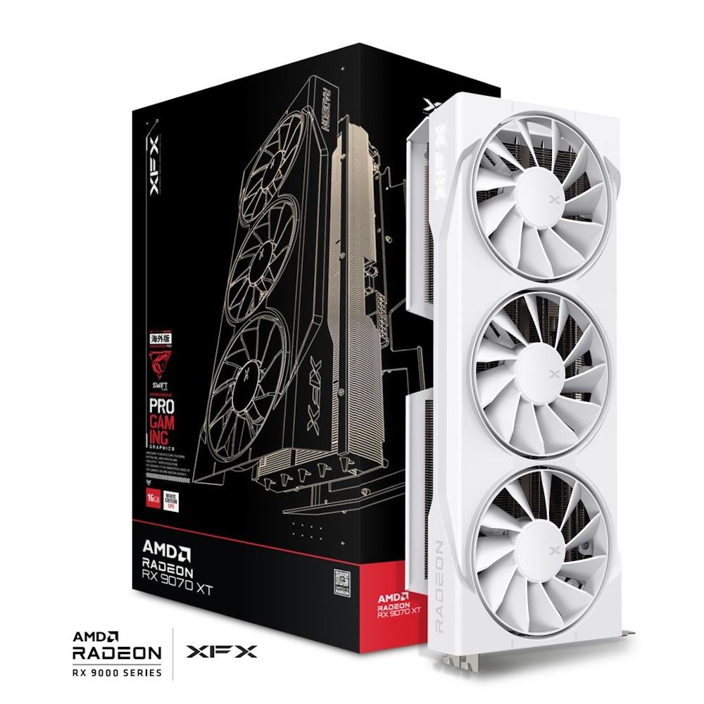 Grafikkort Xfx Radeon Rx 9070 Xt White Gaming Edition 16 Gb