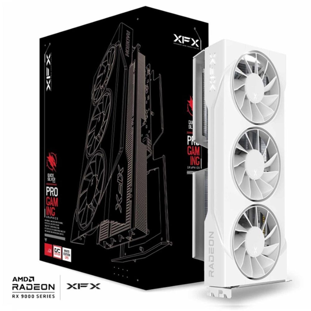 Grafikkort Xfx Swift Radeon Rx 9060 Xt Oc Triple Fan 16 Gb Hvid