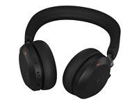 Hovedtelefoner Med Mikrofon Jabra Evolve2 75  Trådløs Bluetooth  Usb-   Sort