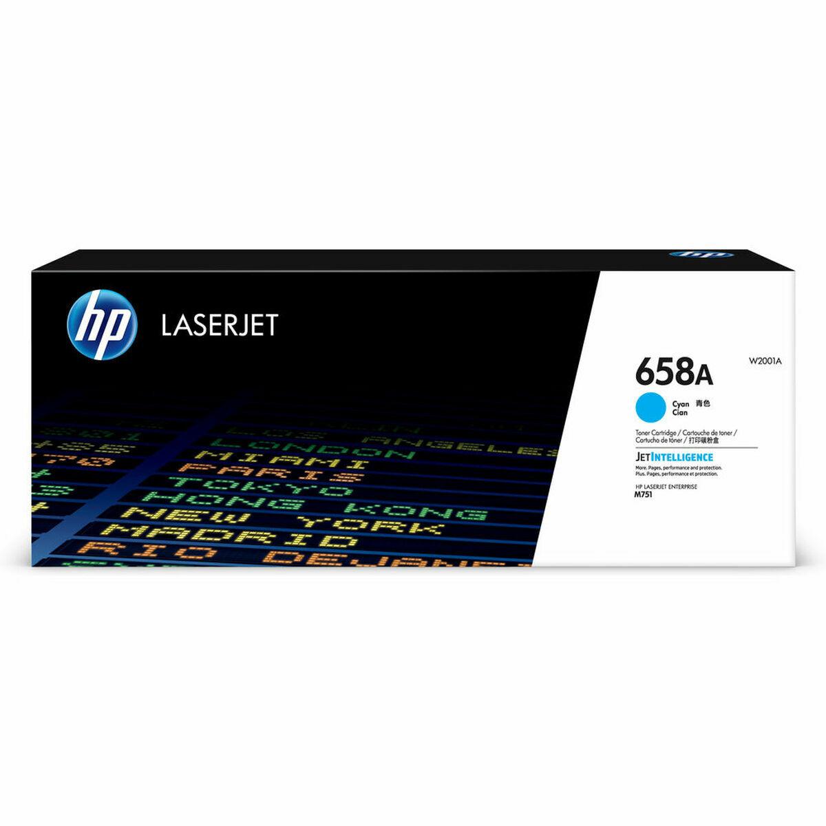 Hp 658a Toner Cyan W2001a