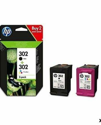 Hp 302 Blækpatron-sampak Til Officejet Envy Deskjet Sort   Tri-colour  F6u66ae   F6u65ae  24 Enheder