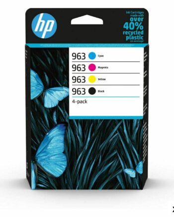Hp 963 Blækpatroner Til Officejet Pro 9000-serien  -pack  Cyan Magenta Gul Sort  12 Enheder