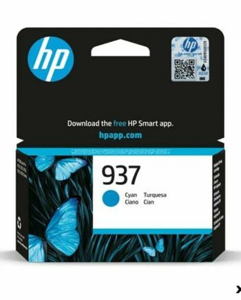 Hp 937 Cyan Original Blækpatron  50 Enheder