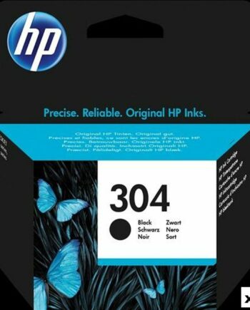 Hp 304 Sort Blækpatron Original Til Deskjet Envy  60 Stk