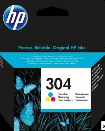 Hp 304 Tricolor Original Blækpatron Til Deskjet Envy  60 Stk