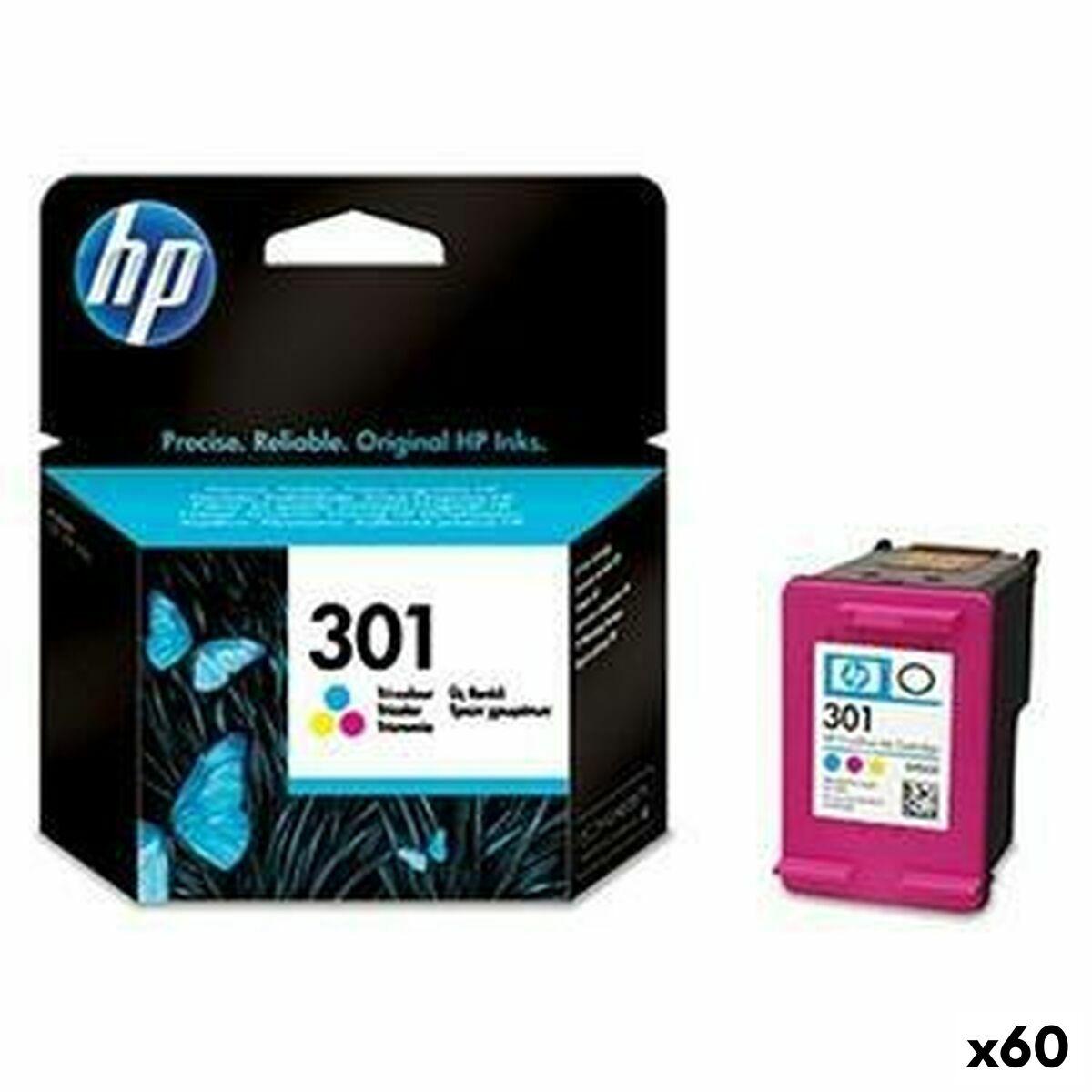 Hp 301 Tricolour Original Blækpatron 60 Enheder
