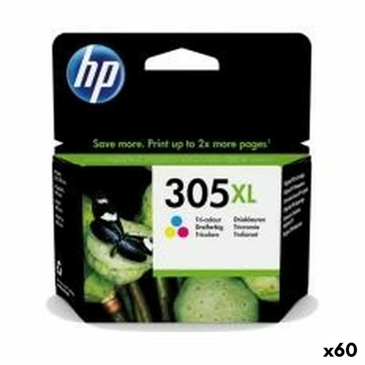 Hp 305 Tricolour Original Blækpatron 200 Sider 60 Stk