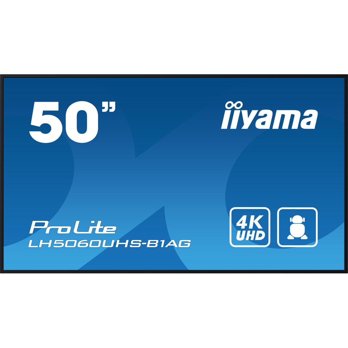 4k Skærm Iiyama Prolite Lh5060uhs-b1ag 50 Quot Videovæg