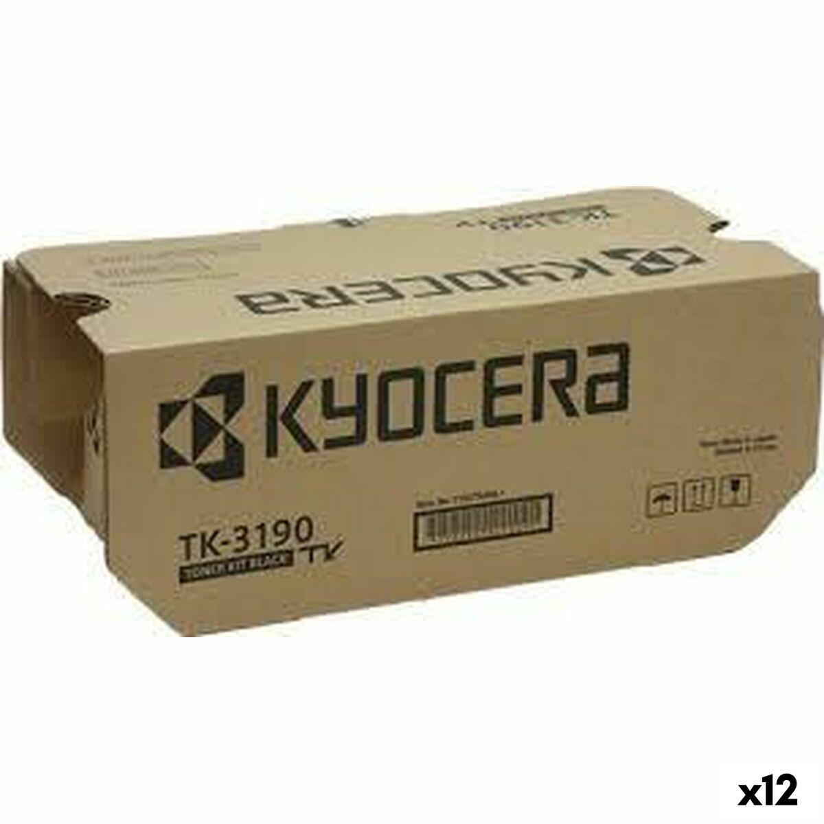 Kyocera Tk-3190 Toner Sort Pakke Med 12