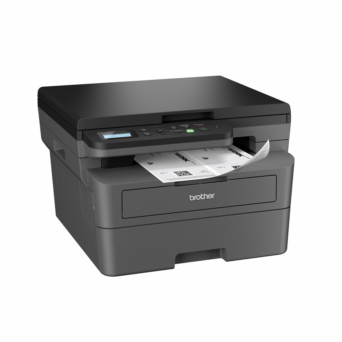 Laserprinter Brother Dcp-l2627dw Multifunktions Sort Hvid A4